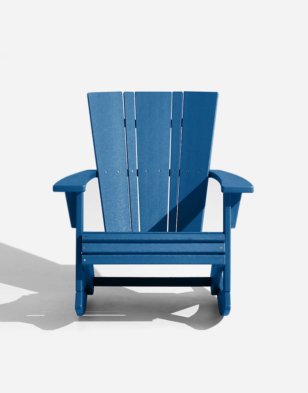 Blue Outdoor Rocking Chair